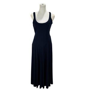 Ralph Lauren Navy Sleeveless Maxi Dress
